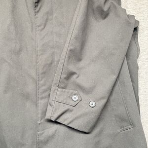 Jean-Paul Germain ( with Lining ) Vintage Black Mens Trench Coat Sz 44 Reg